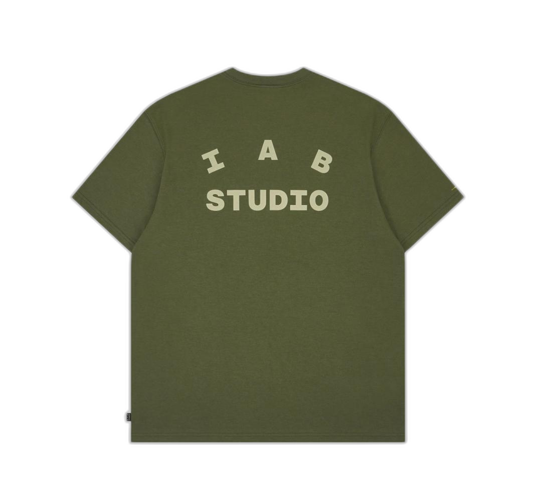 아이앱 x DP 반팔티 아미 카키 그린