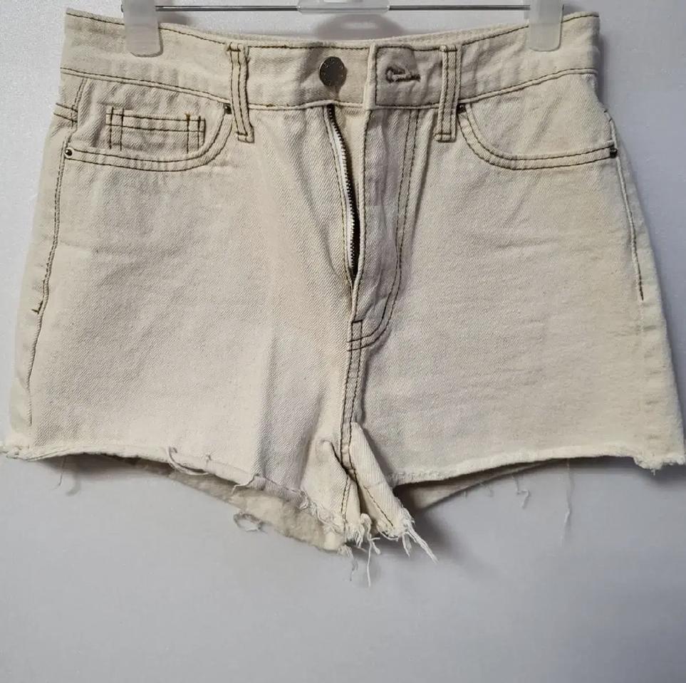 생지 데님 반바지 s 새것 s급상태