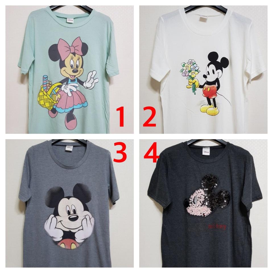 (미사용)디즈니 반팔티 4종