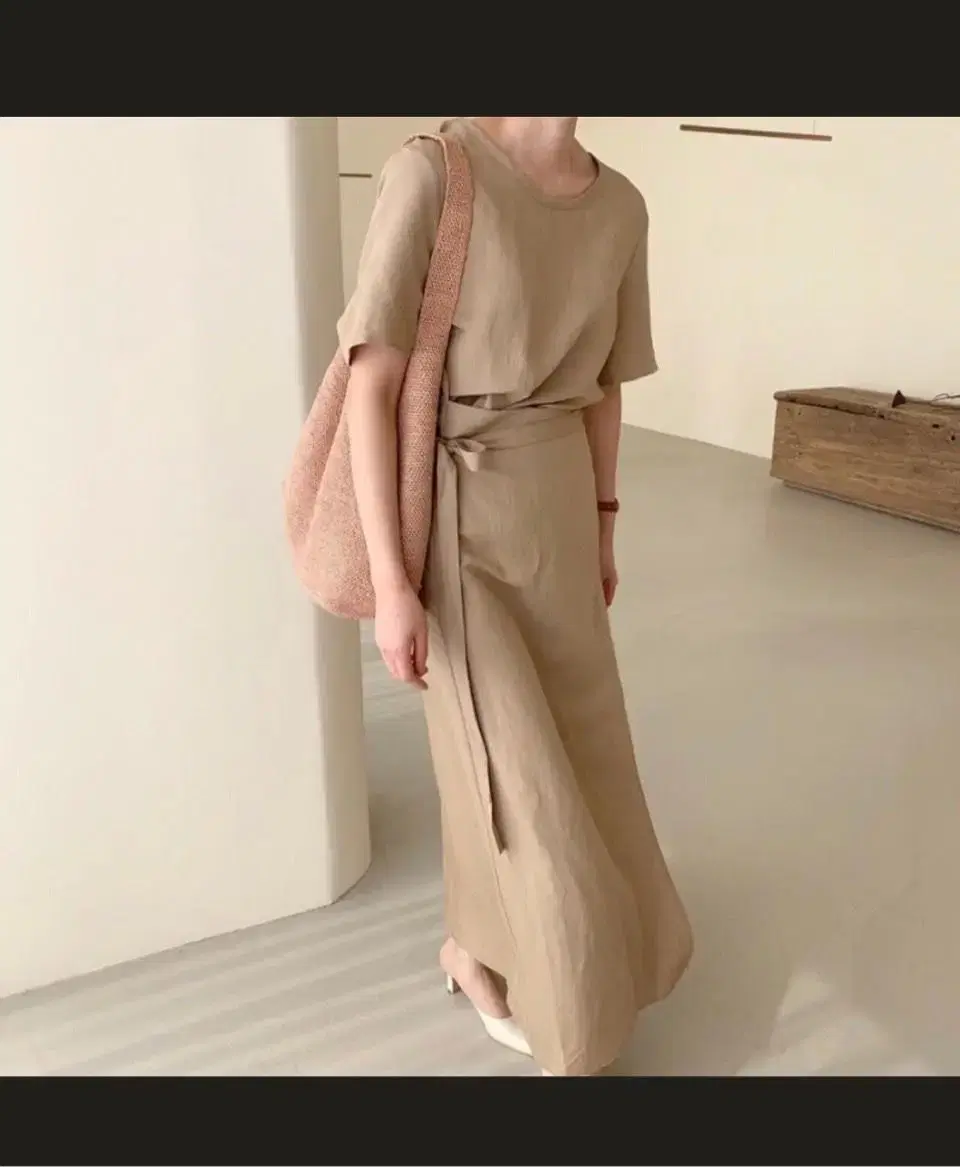 임블리 린넨 롱원피스