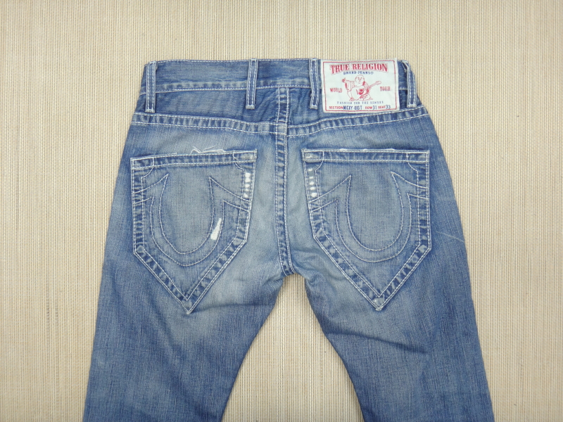 (32in) 트루릴리젼 MICKY BIG T 데님 스트레이트진