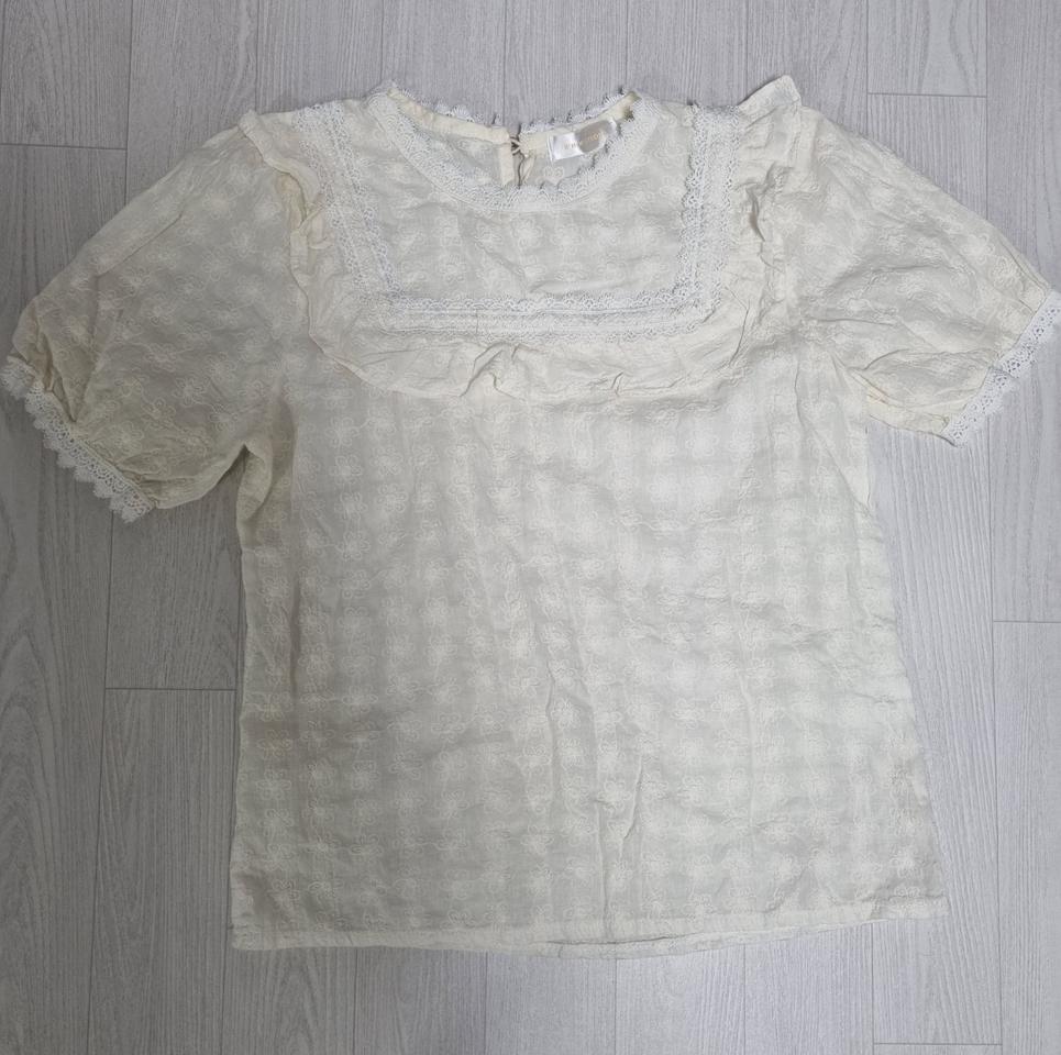 아이보리 레이스 블라우스(55)