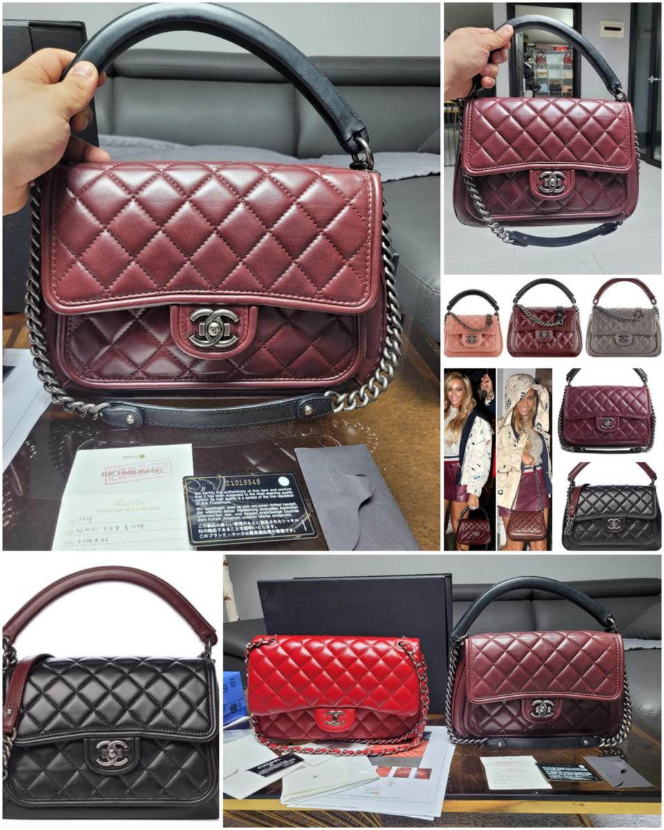 샤넬 정품 토트 크로스