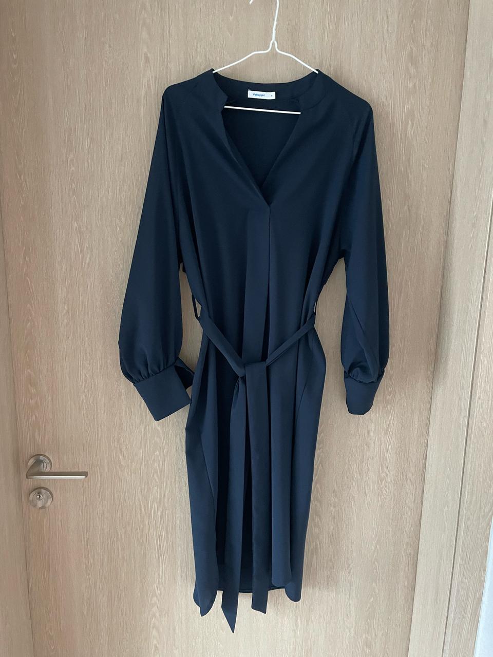 밸리걸 루즈핏 브이넥 벨트 롱 원피스 8 사이즈66