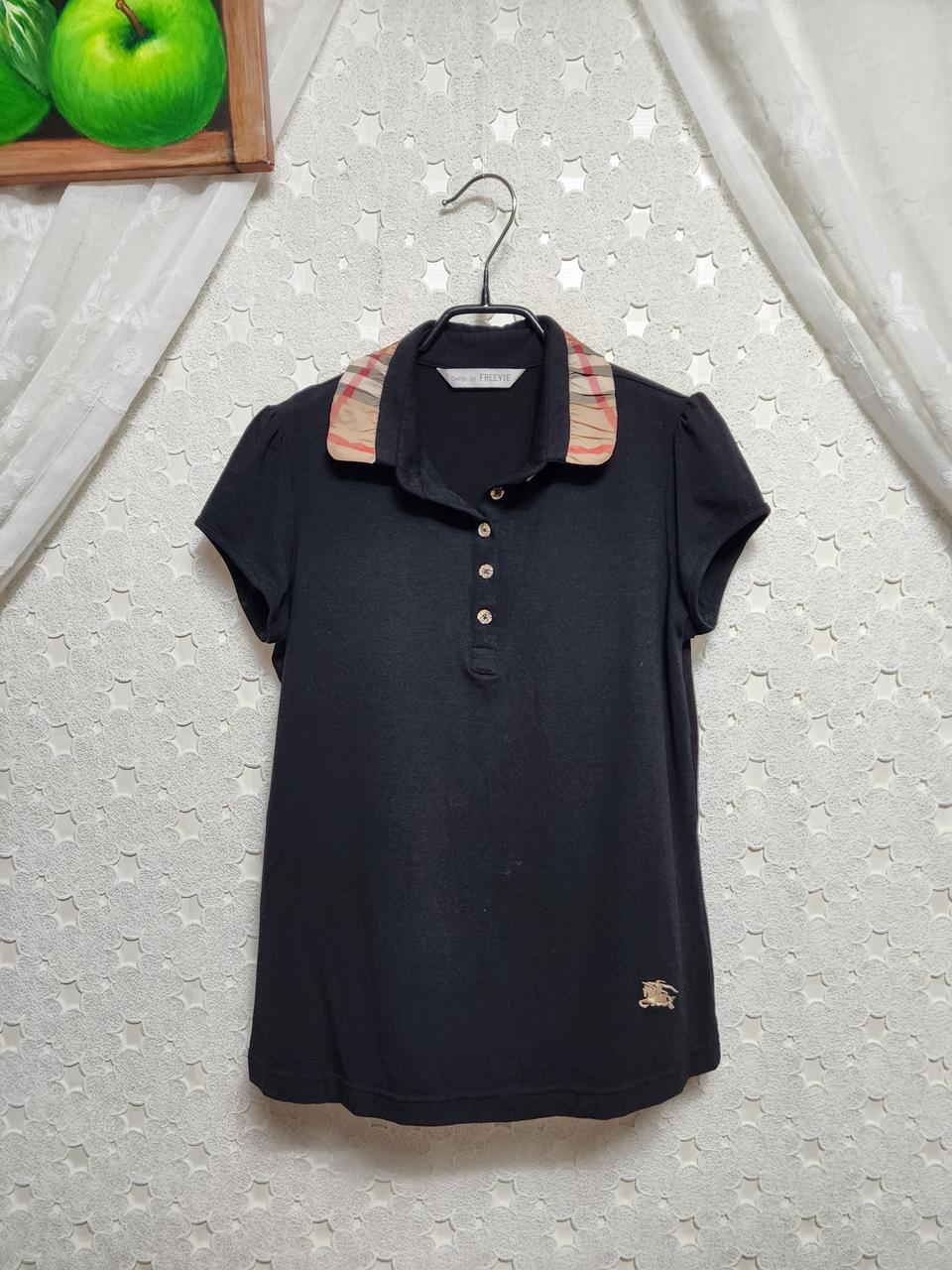 버버리로고 카라티 여성90