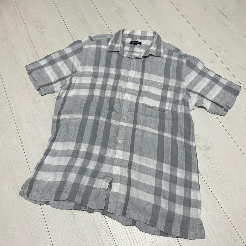 BURBERRY 버버리 노바체크 리넨셔츠