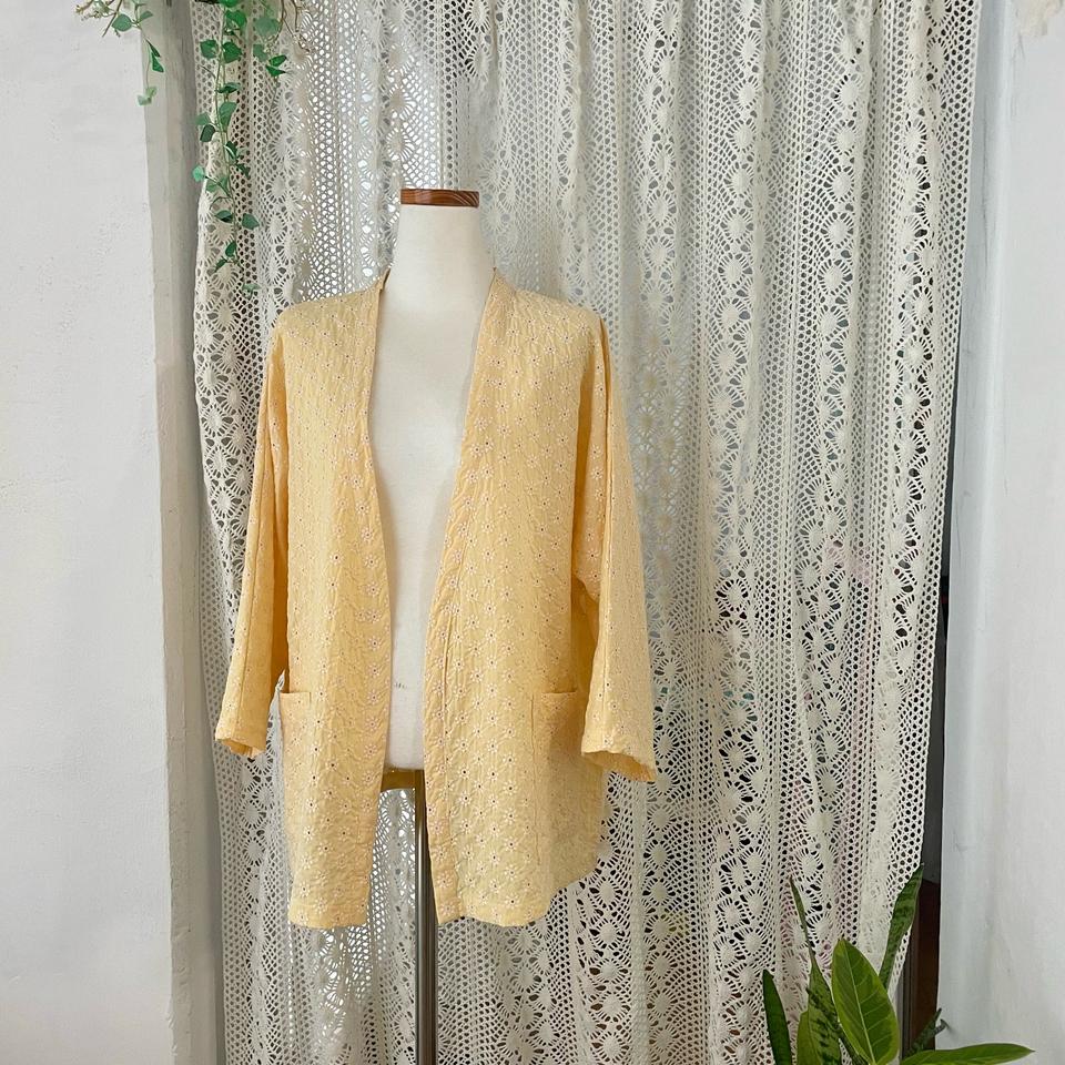 핸드메이드 로브가디건 펀칭 여름 시원한