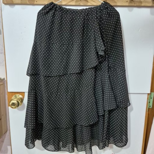 4034 ) 꾸안꾸 도트 스커트 치마