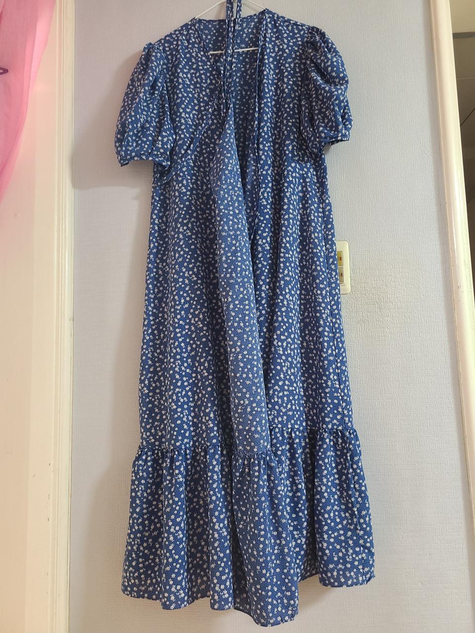 블루 랩 원피스