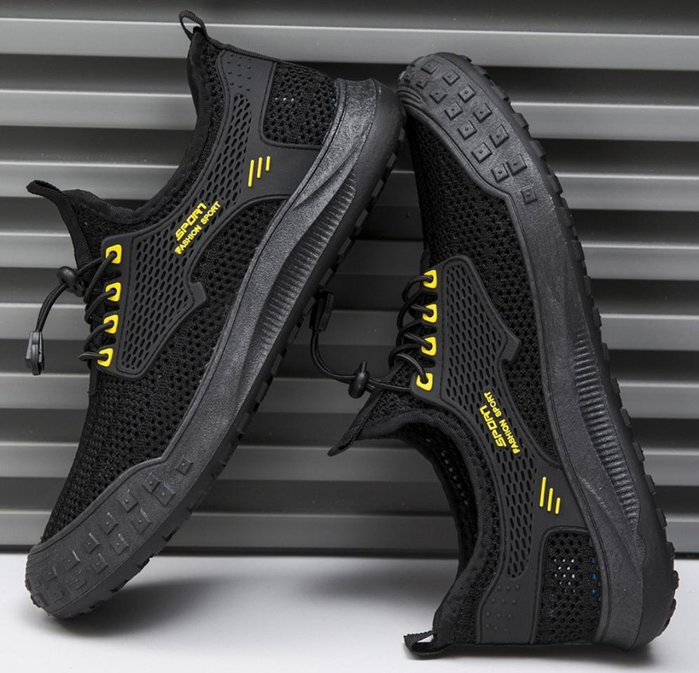 블랙 베이지 메쉬운동화