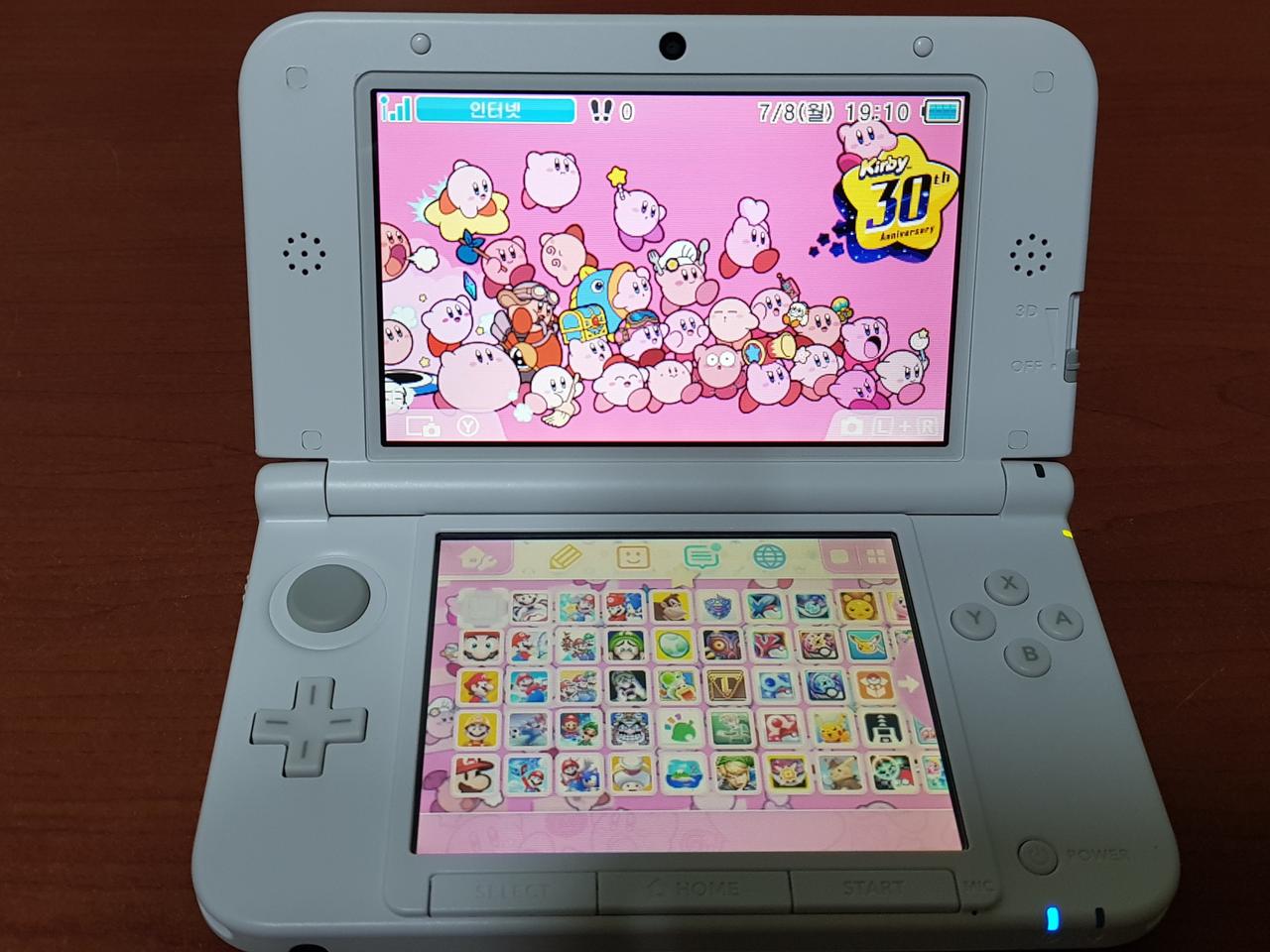 닌텐도 3DS XL 핑크X화이트 256G 북미판