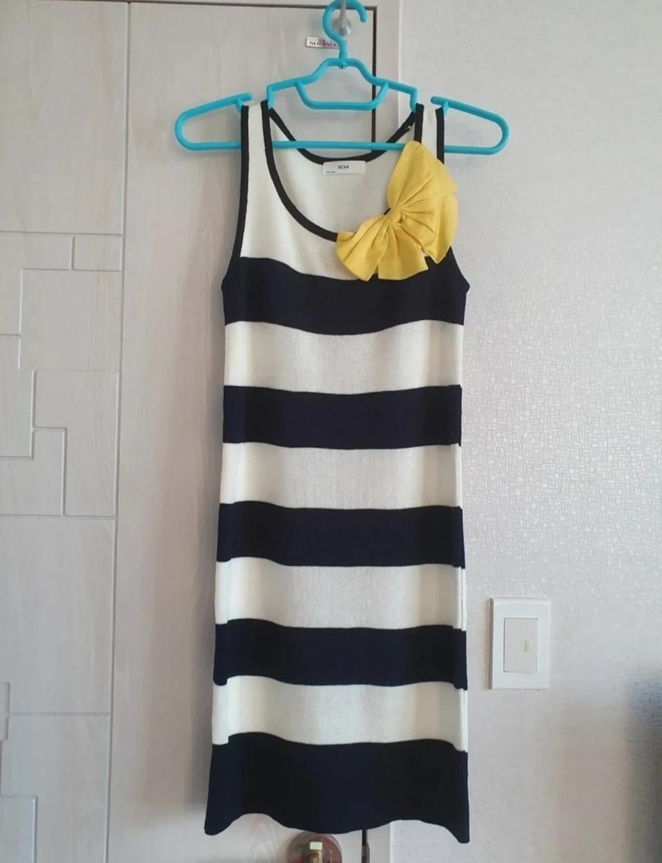 여성 니트 끈나시 원피스 *새상품! S~M 가능 ~