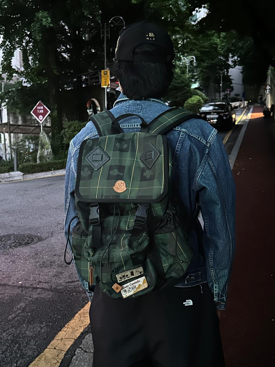 루츠 Roots 90’s 빈티지 스트링 백팩 가방