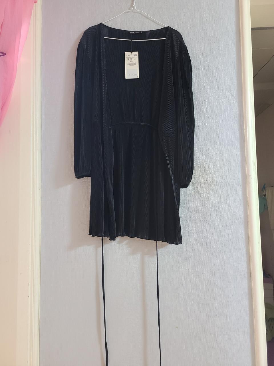 자라 플리츠 미니원피스 새상품