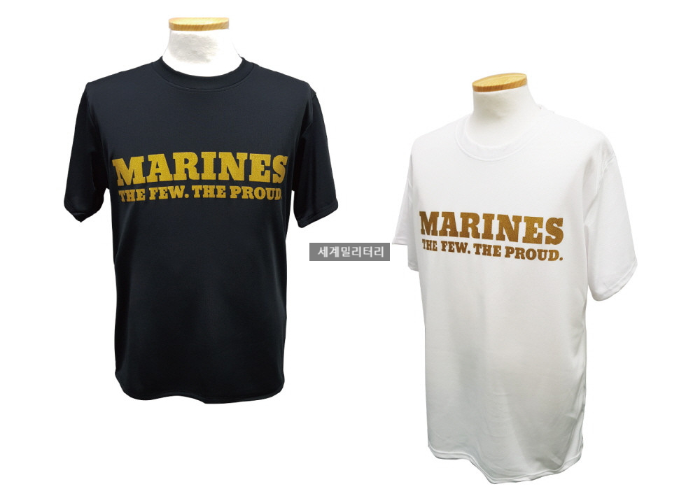 해병대 MARINES 쿨론 반팔 티셔츠 (화이트) 