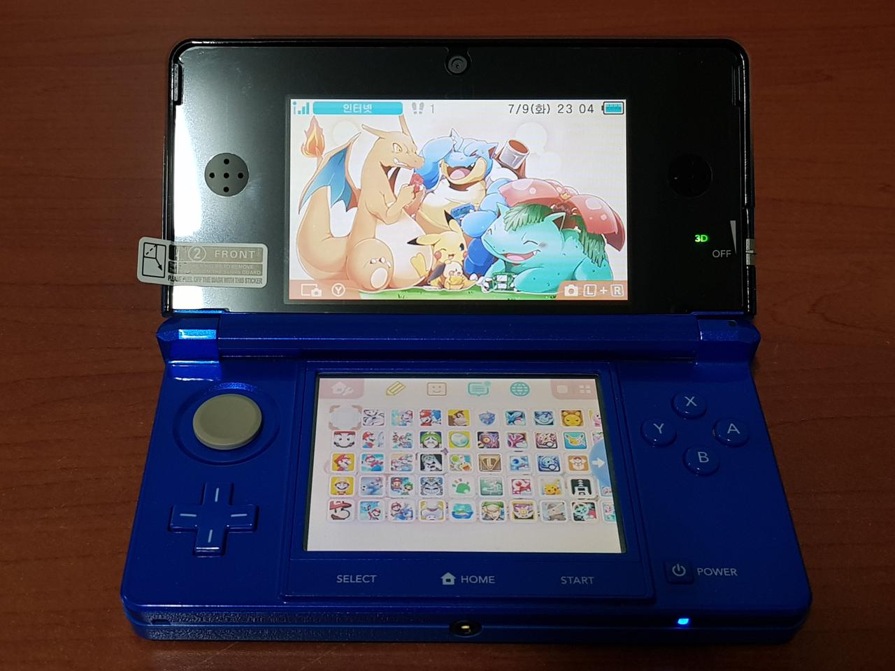 닌텐도 3DS  구작다수 코발트블루 256G