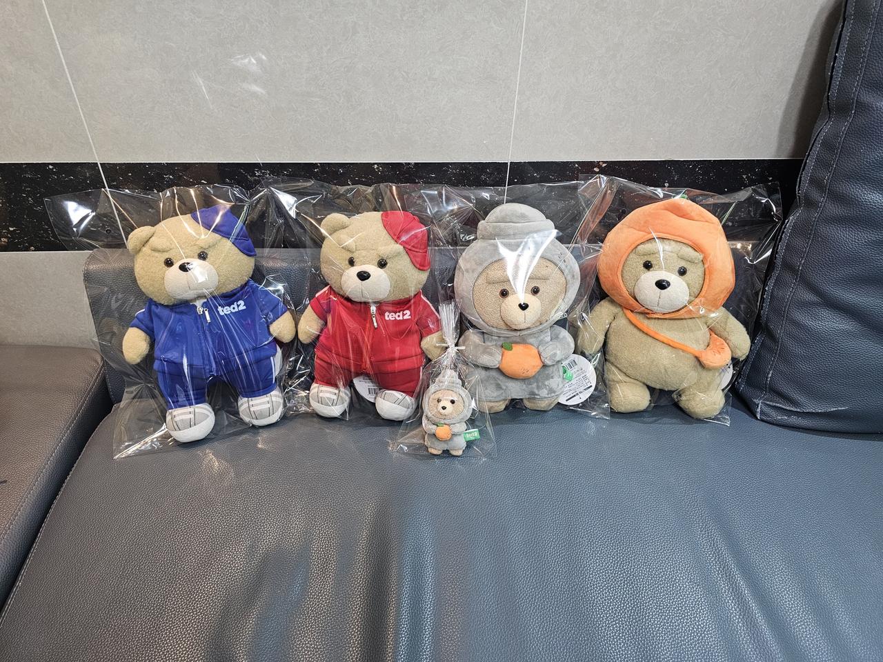 테드 한라봉 하르방 힙합 곰인형 중형인형 새거랑 테드 하르방 키링 새거