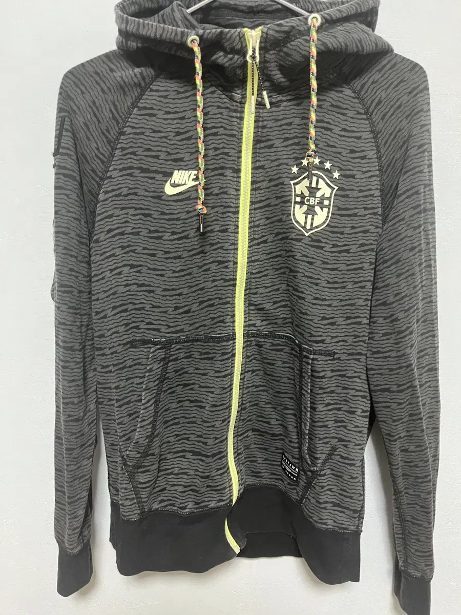 나이키 브라질 베스트 집업 후드