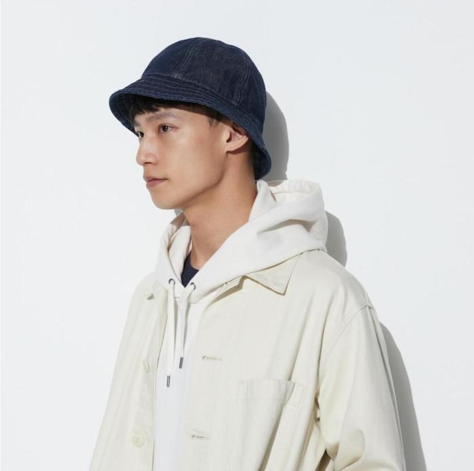 유니클로 데님 버킷햇