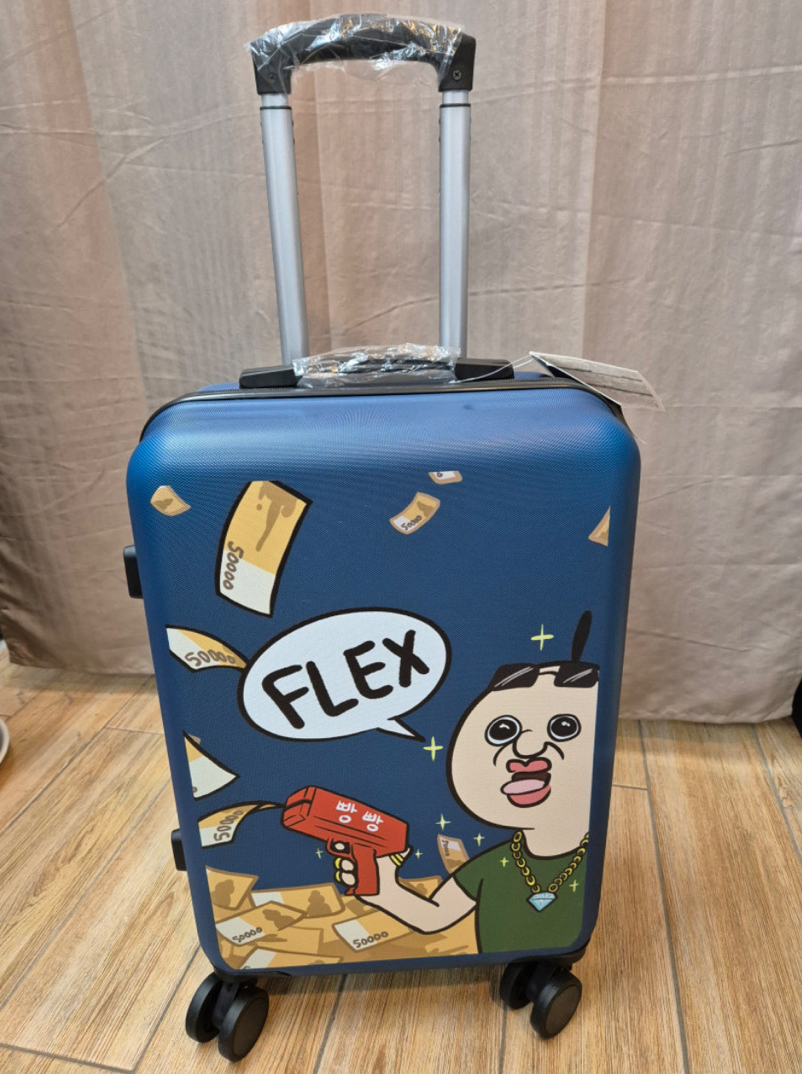 빵빵이 캐리어 20인치 과자세트(새상품)