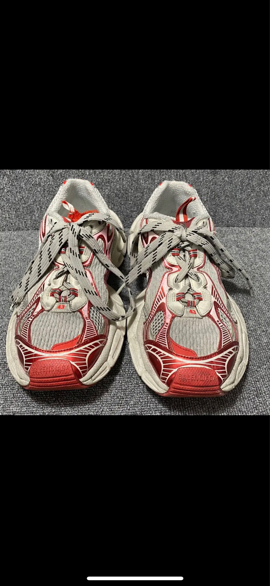 발렌시아가 3XL 레드 43