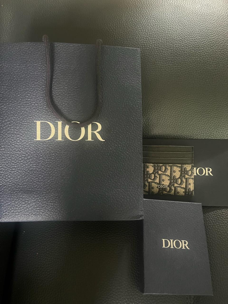 디올 오블리크 카드지갑