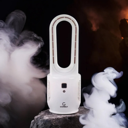  코멜리 날개없는 날없는 타워  미니 선풍기 타이머 고장 타워팬