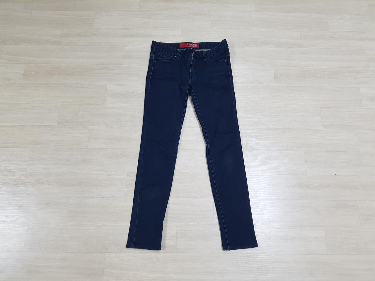 게스 정품 여성바지 블랙진 스판 사이즈 26인치 상태양호