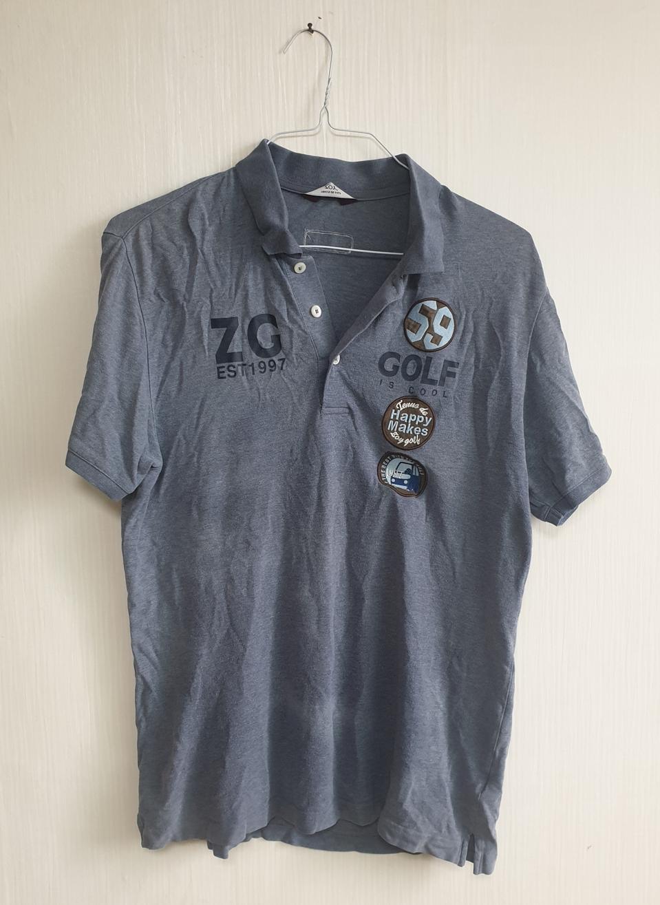 회색 남성 골프카라티(M,170대 초반) 