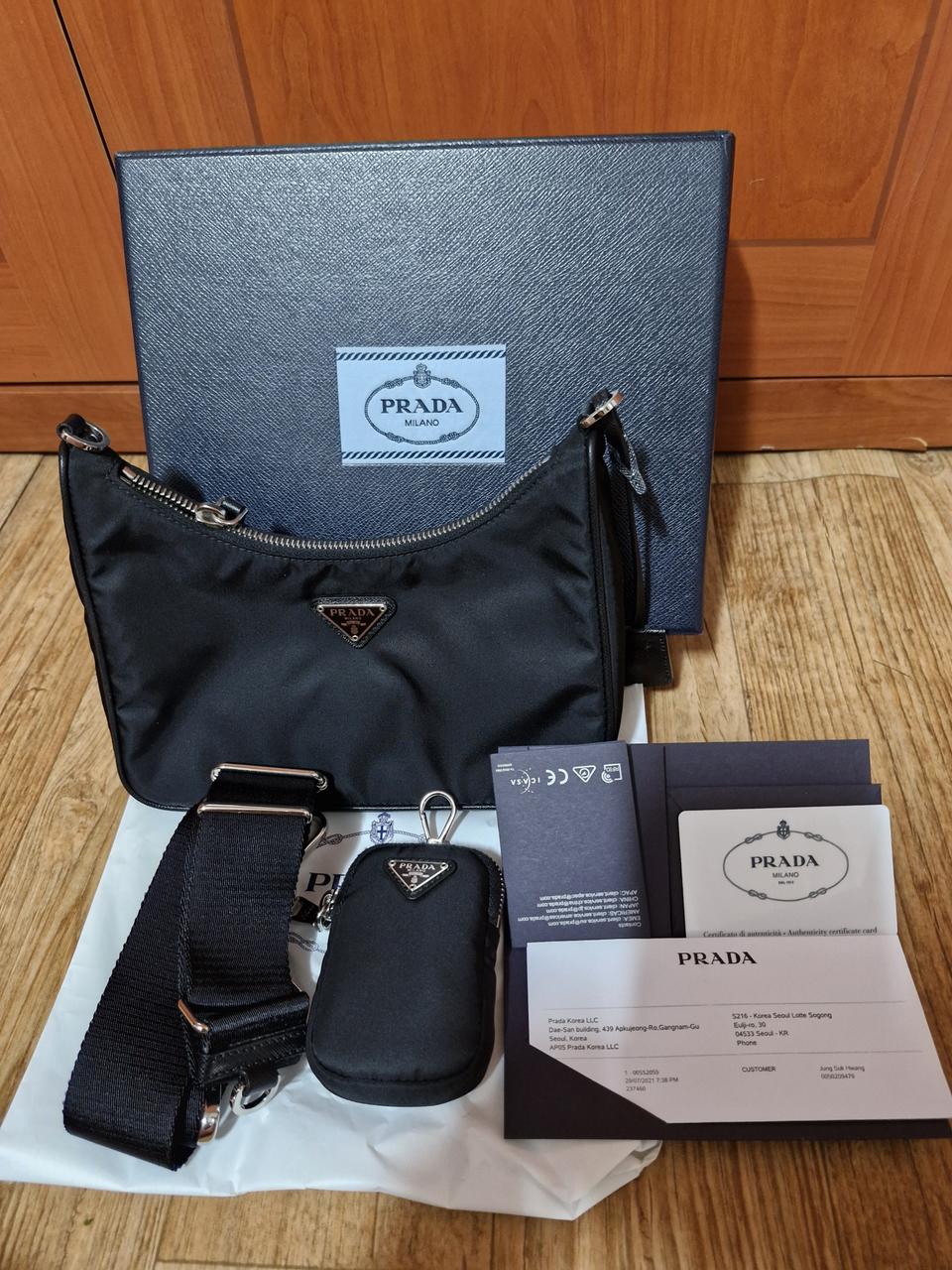 프라다 리에디션 테수토 호보백*백화점정품*