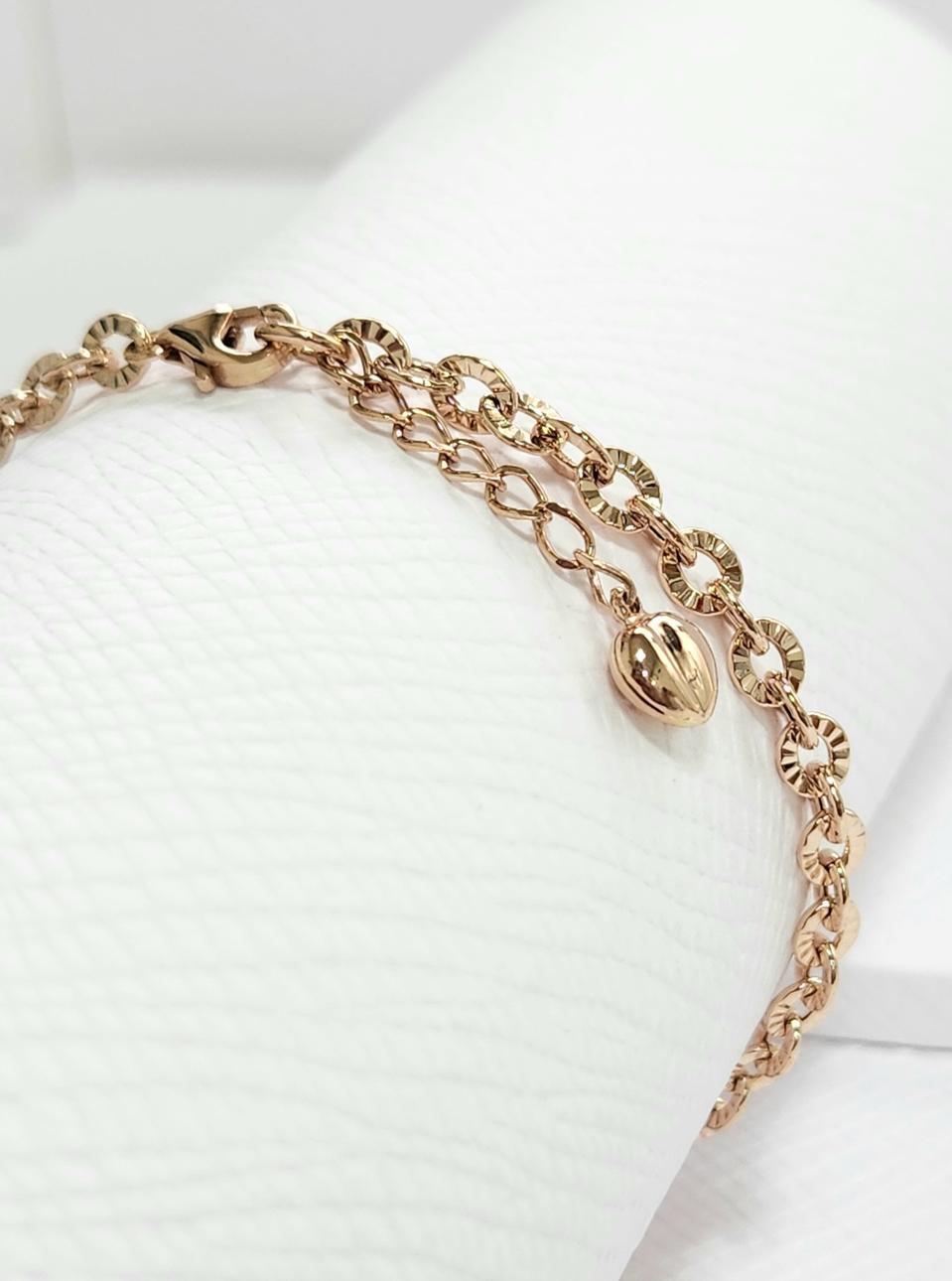 18k.커팅팔찌3.4mm.새상품