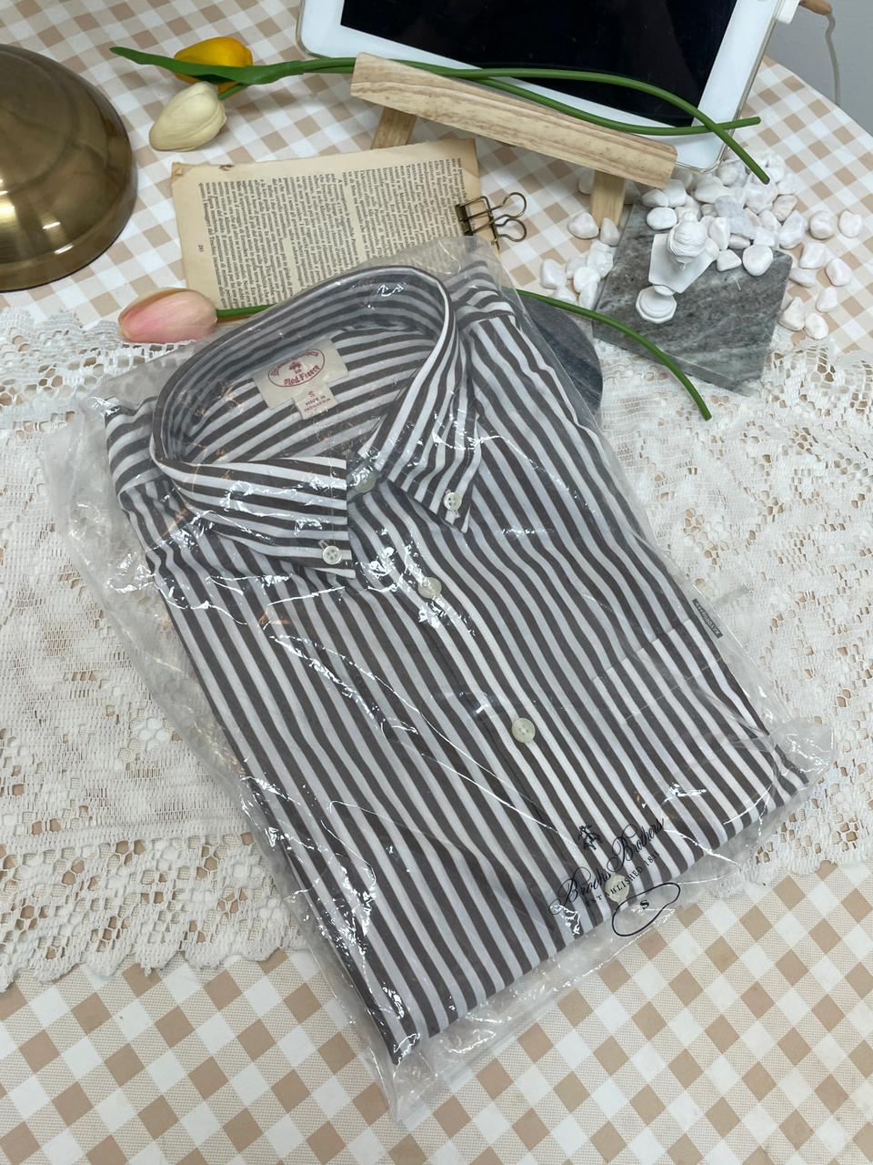 새상품 브룩스브라더스 스트라이프셔츠s