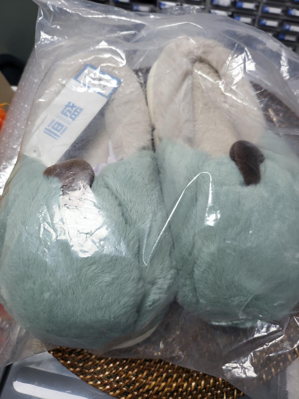 겨울슬리퍼 여성슬리퍼 사무실 털슬리퍼 따뜻한 퍼 토끼털 방한슬리퍼