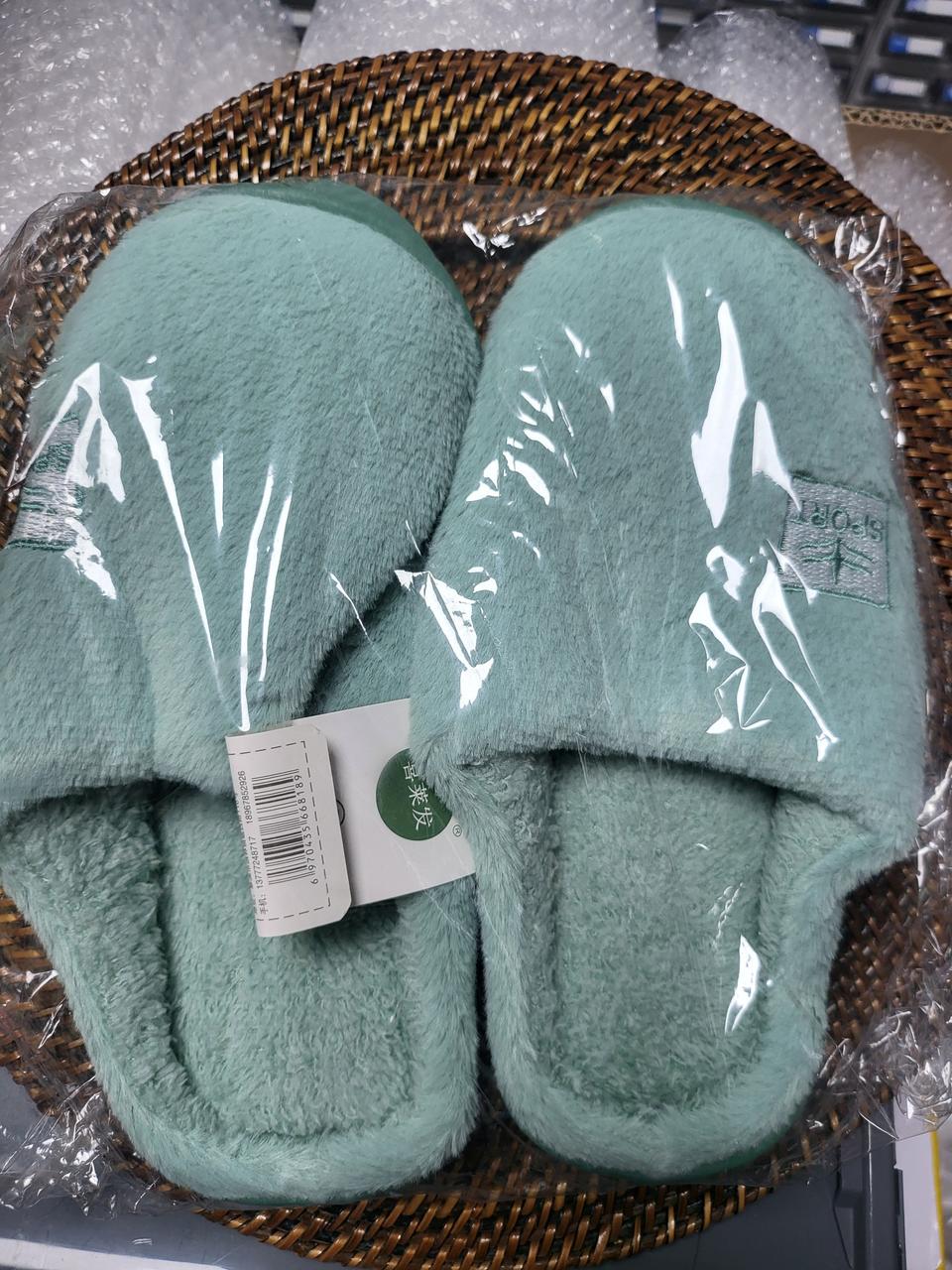 겨울슬리퍼 여성슬리퍼 사무실 털슬리퍼 따뜻한 퍼 토끼털 방한슬리퍼