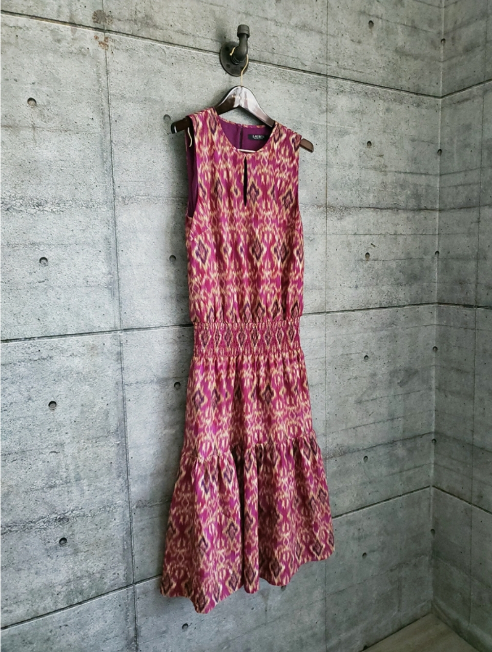 랄프로렌 플레어 밴딩 원피스