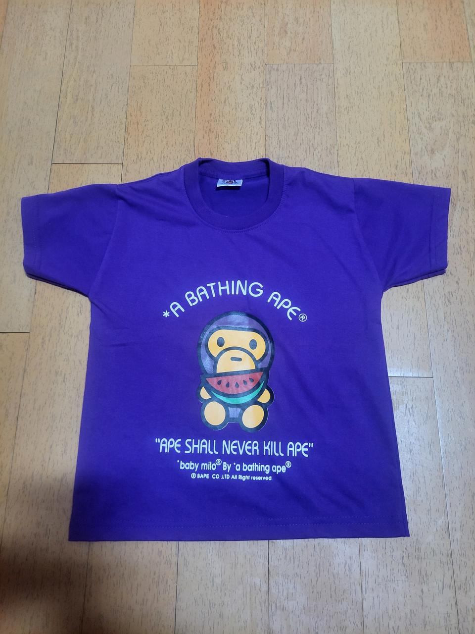 베이프 키즈 반팔 티