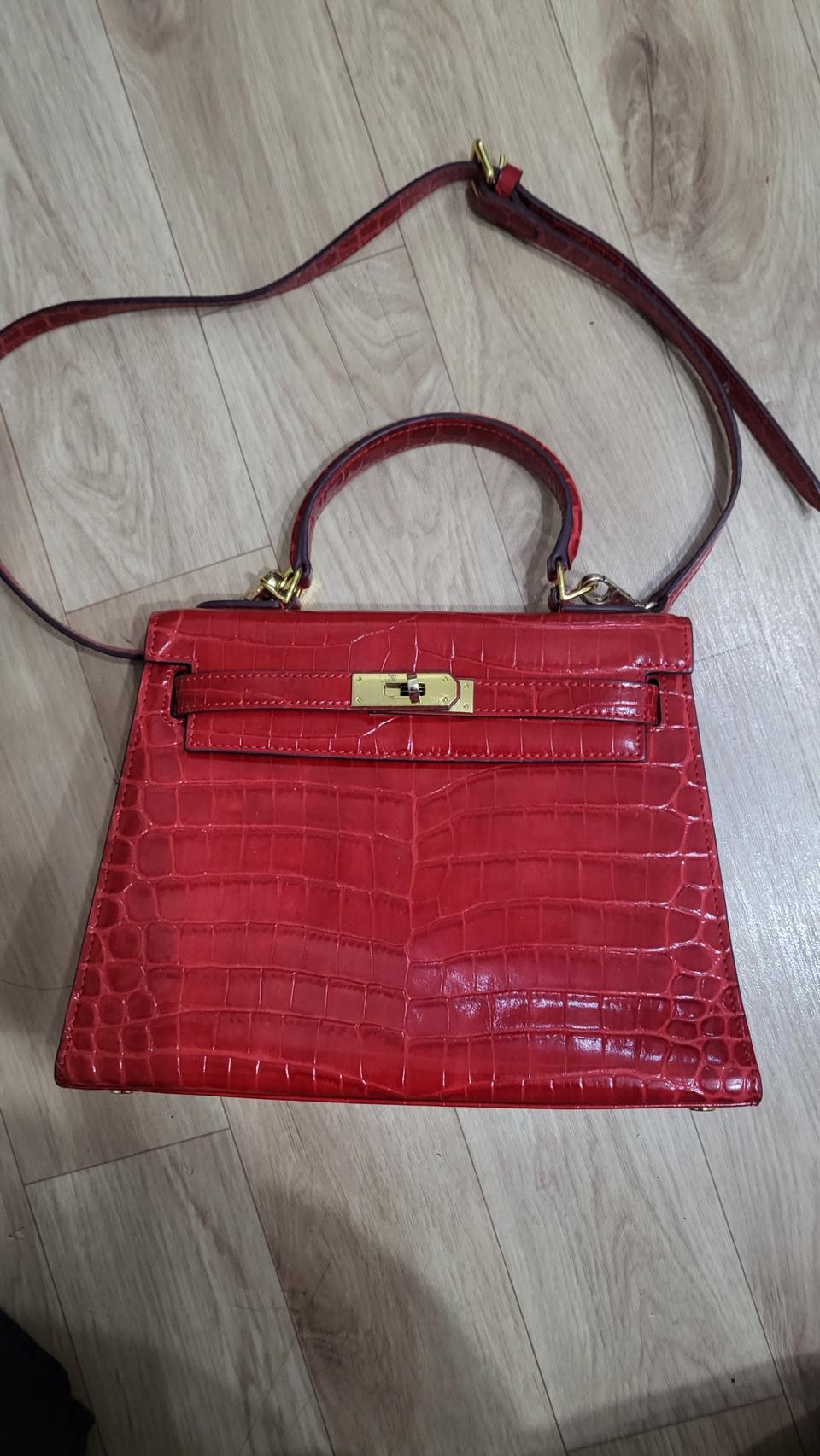 천연소가죽 가방