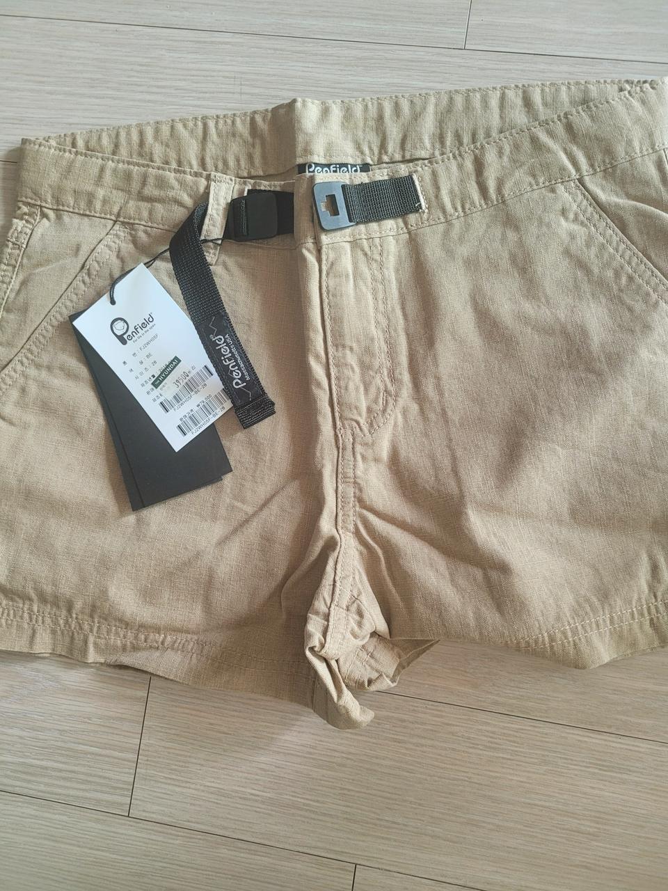 새상품 펜필드 린넨반바지