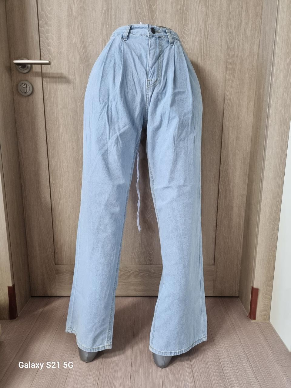 여성린넨청바지 새제품