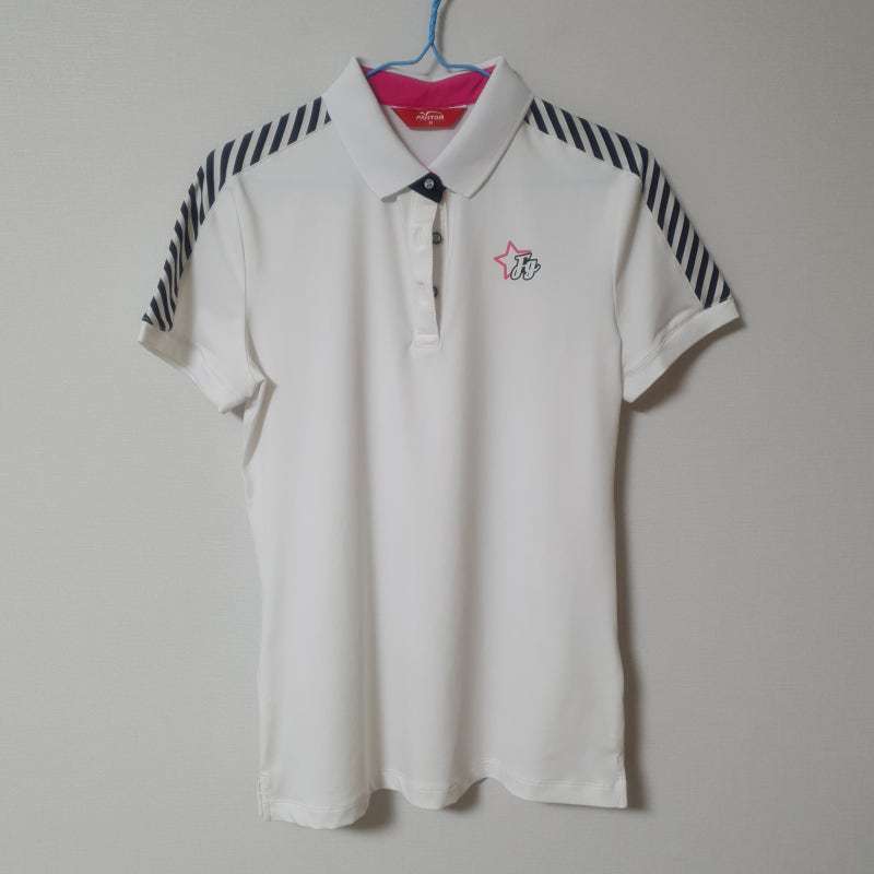 새상품) 팬텀 골프웨어 여성 반팔 카라 티셔츠 화이트