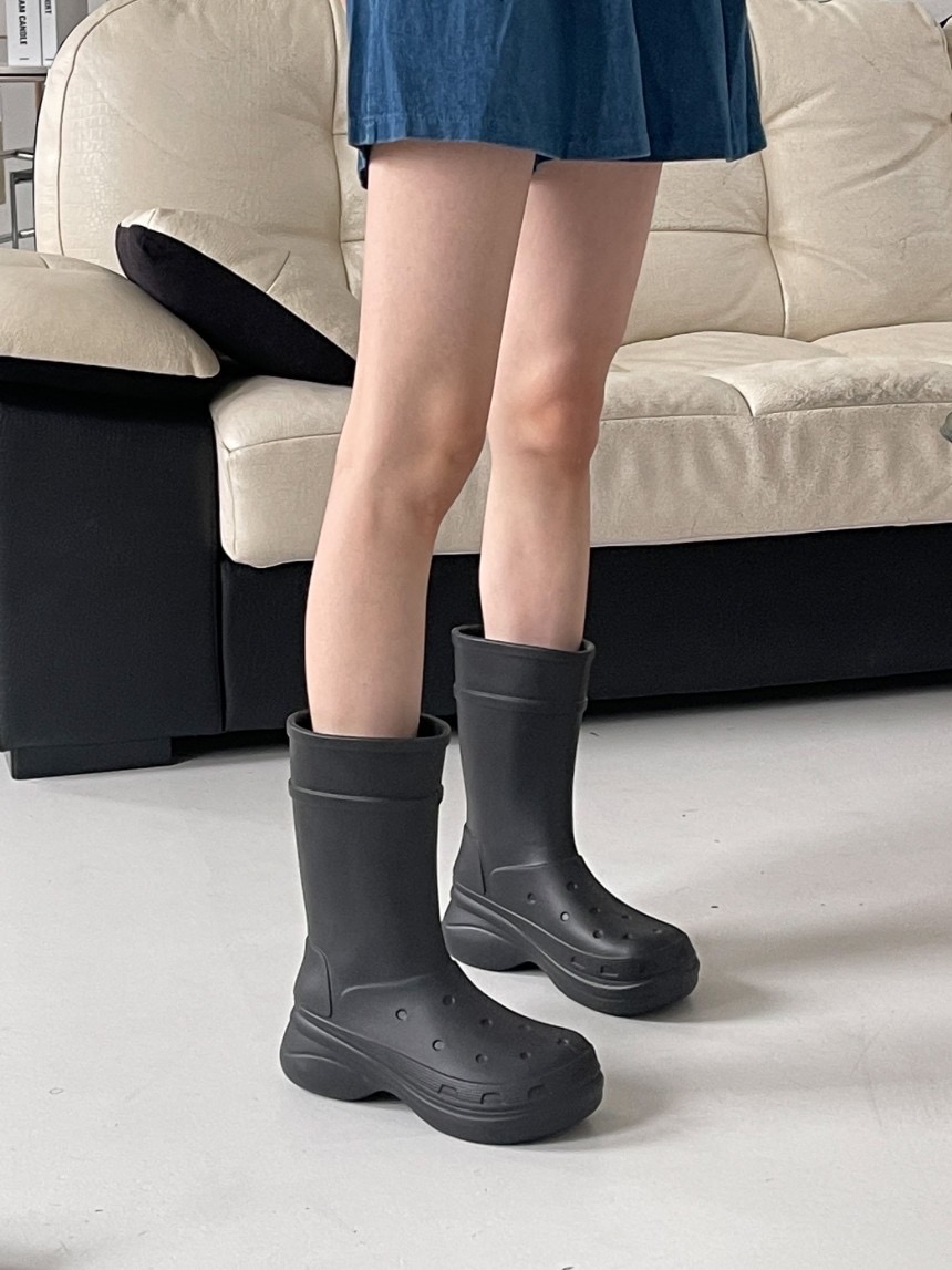새상품) 레인부츠 장화 블랙컬러 M 사이즈 (235~240)