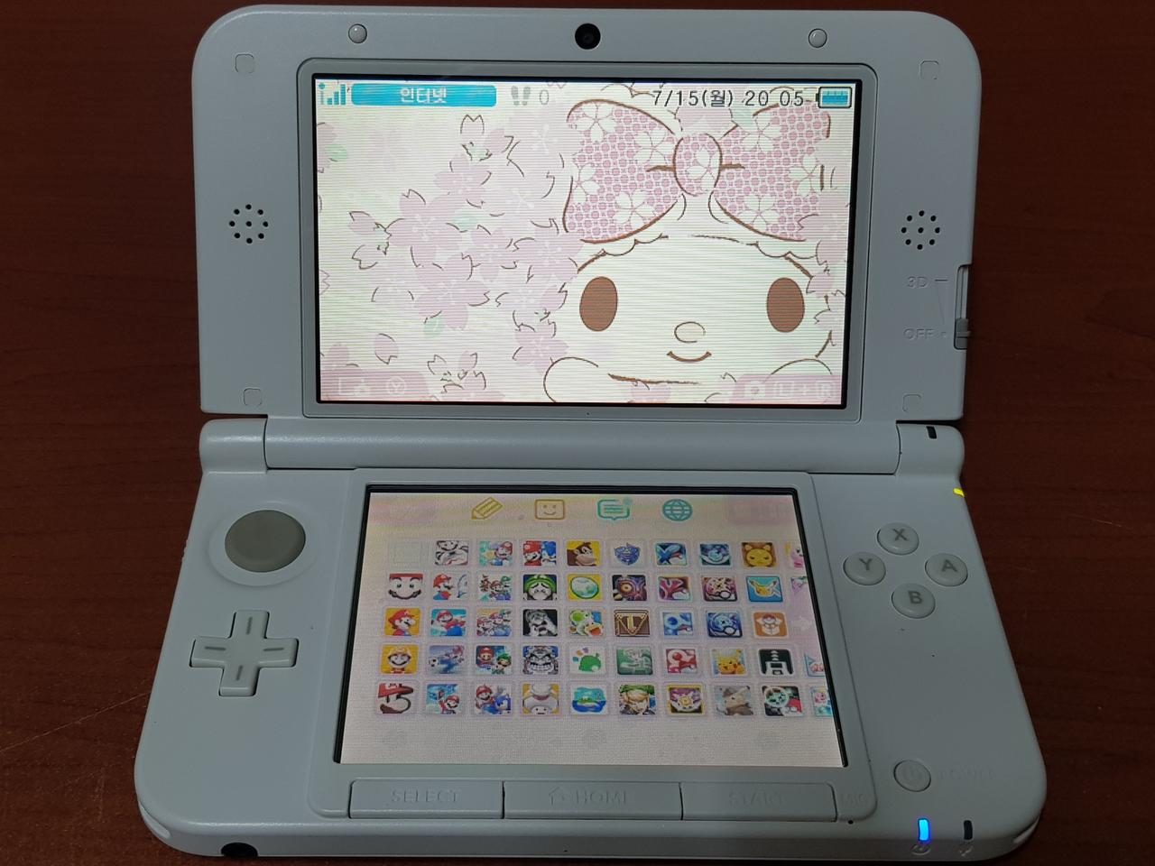 닌텐도 3DS LL 핑크X화이트 256G