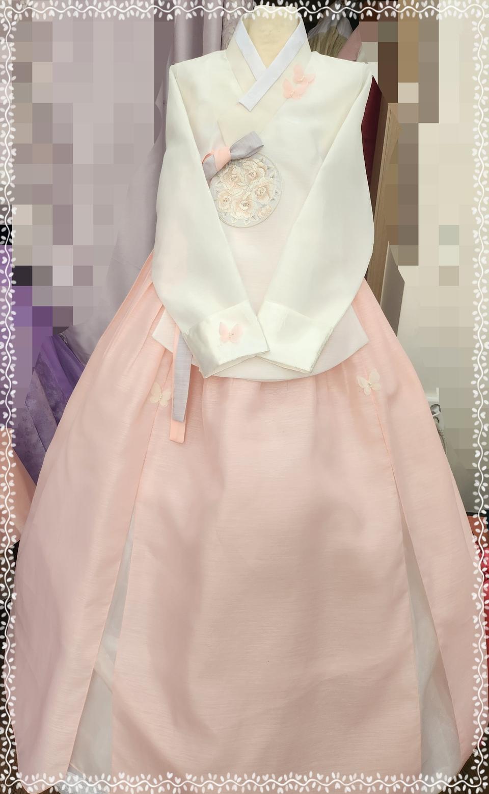 레이스 갈래치마세트