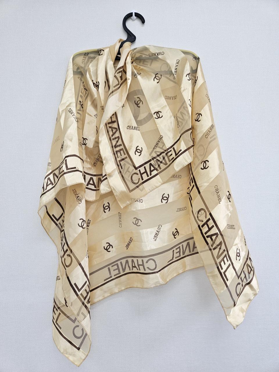 샤넬 스카프 머플러 골드색상