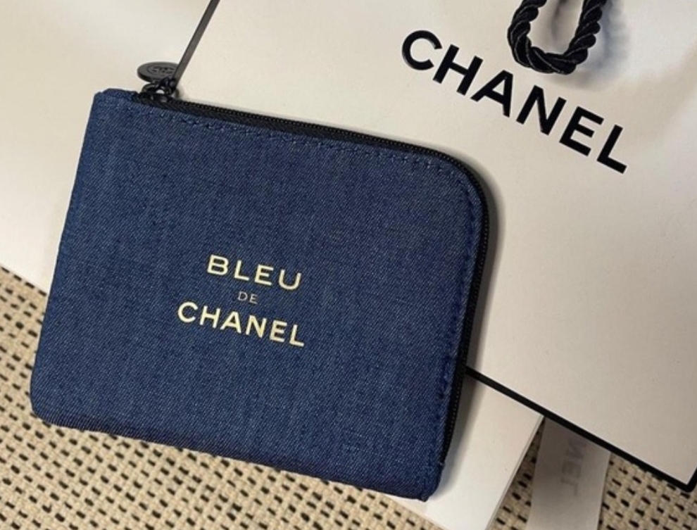 청바지 재질 샤넬 카드지갑, 미니지갑(새상품)