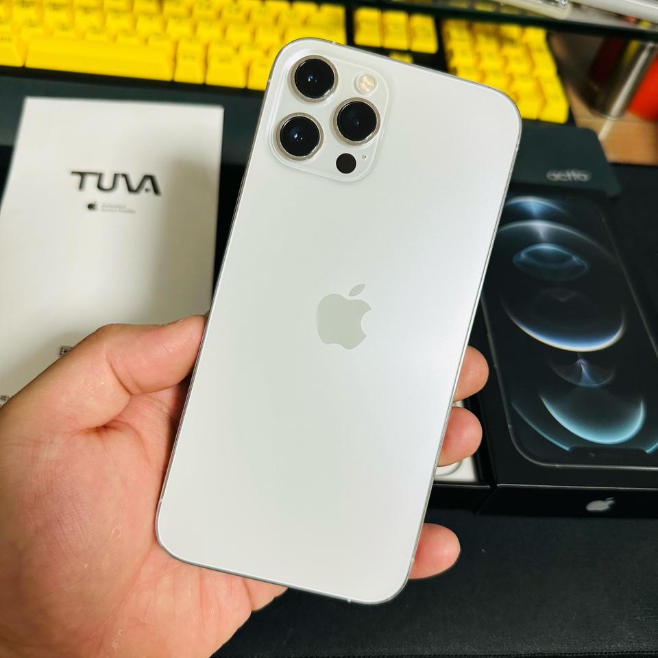 자급제 배터리100% 아이폰12프로맥스 256기가 실버 풀박스