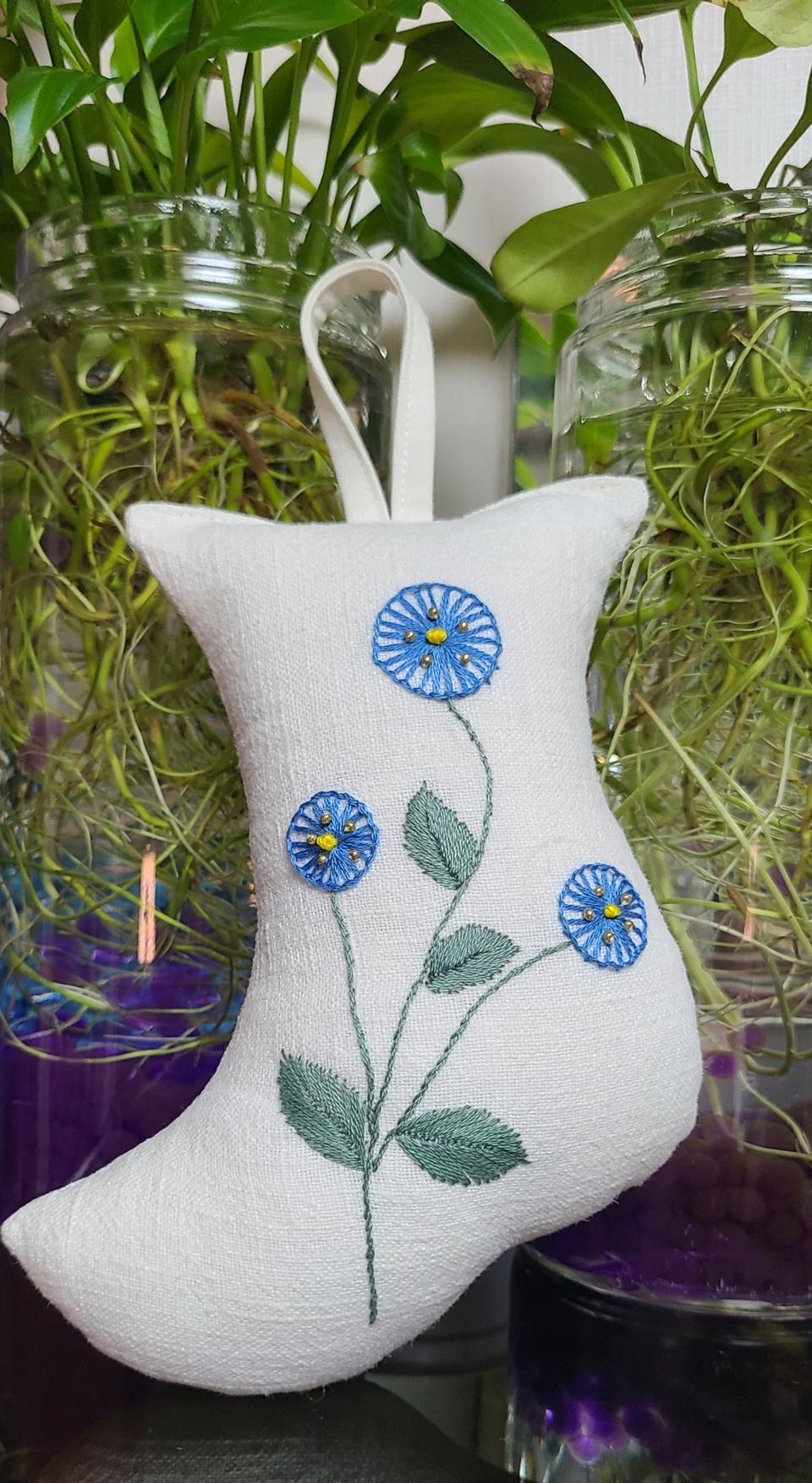 프랑스자수 걸어두는 미니버선