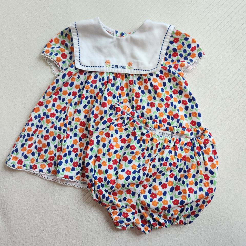 셀린느 정품 여아 상하복