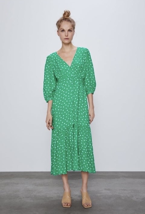 자라 도트 롱원피스