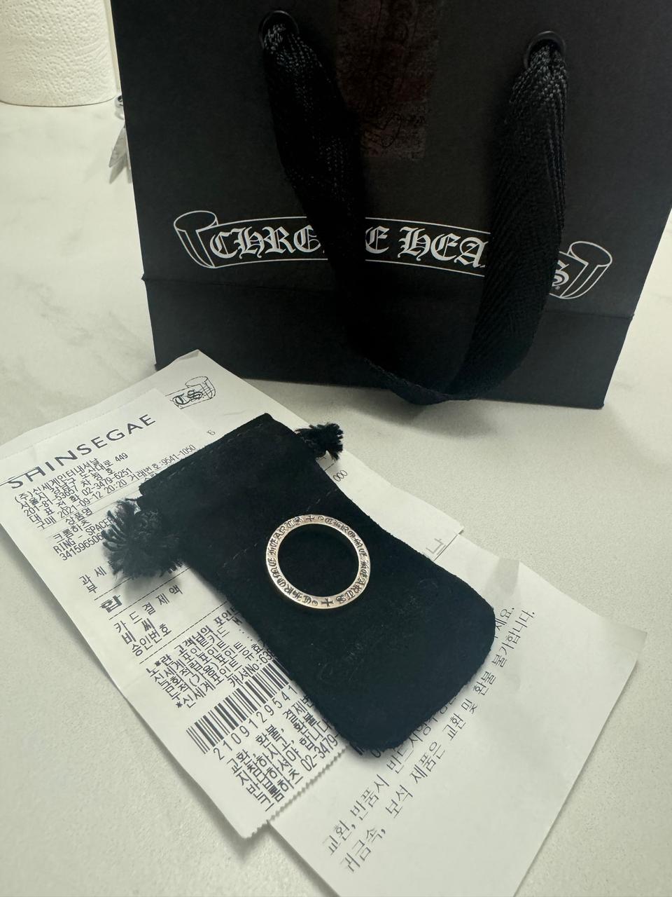 크롬하츠 스페이서 플랫링US 8.5